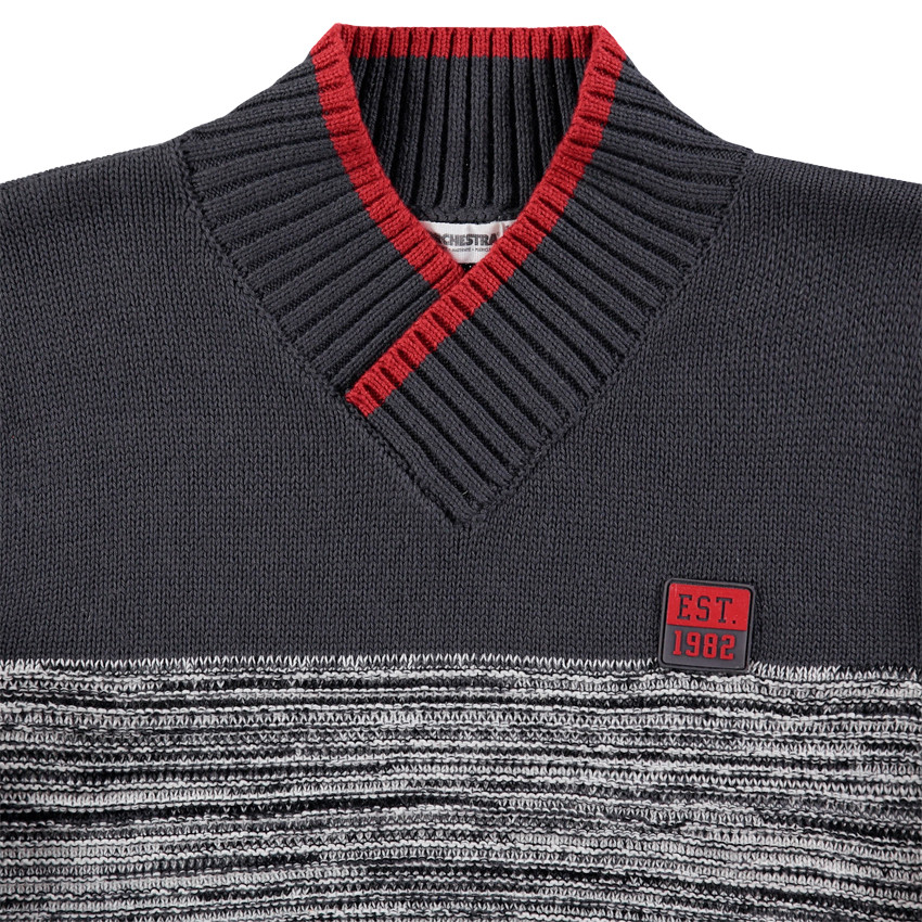 Júnior - Jersey de punto con estampado de fantasía y parche de goma 