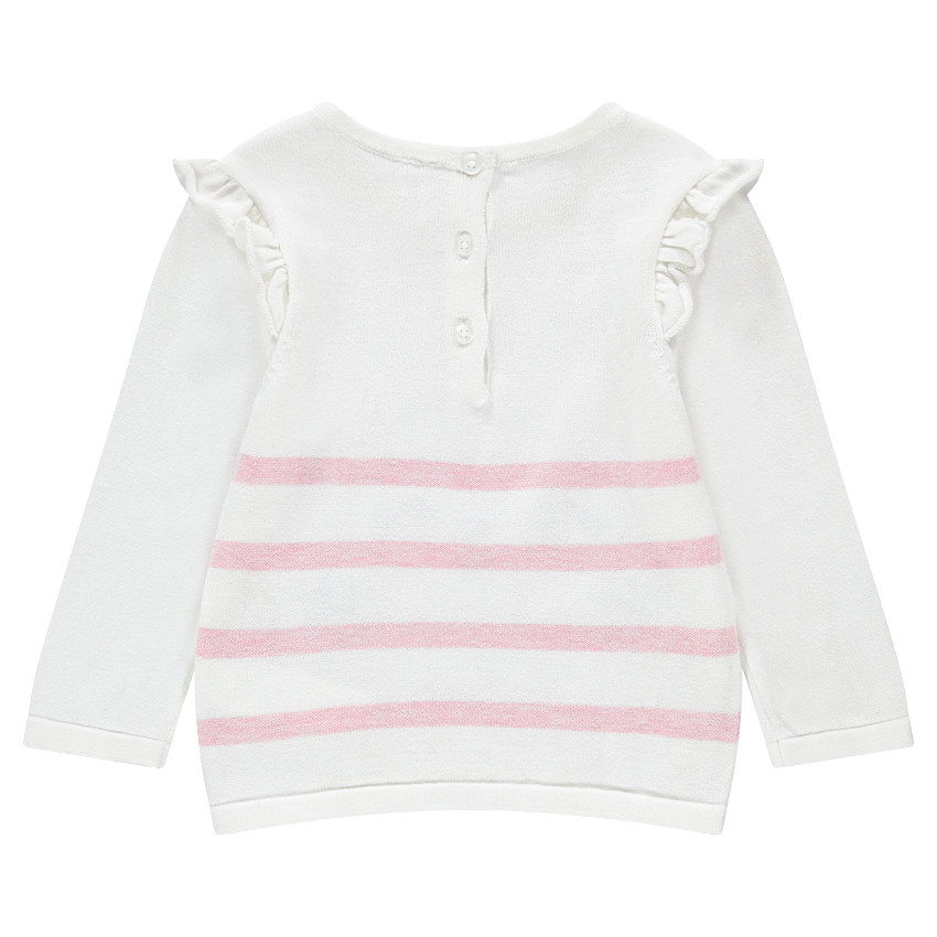 Jersey de punto con mangas con volantes  Additional Jersey de punto con mangas con volantes