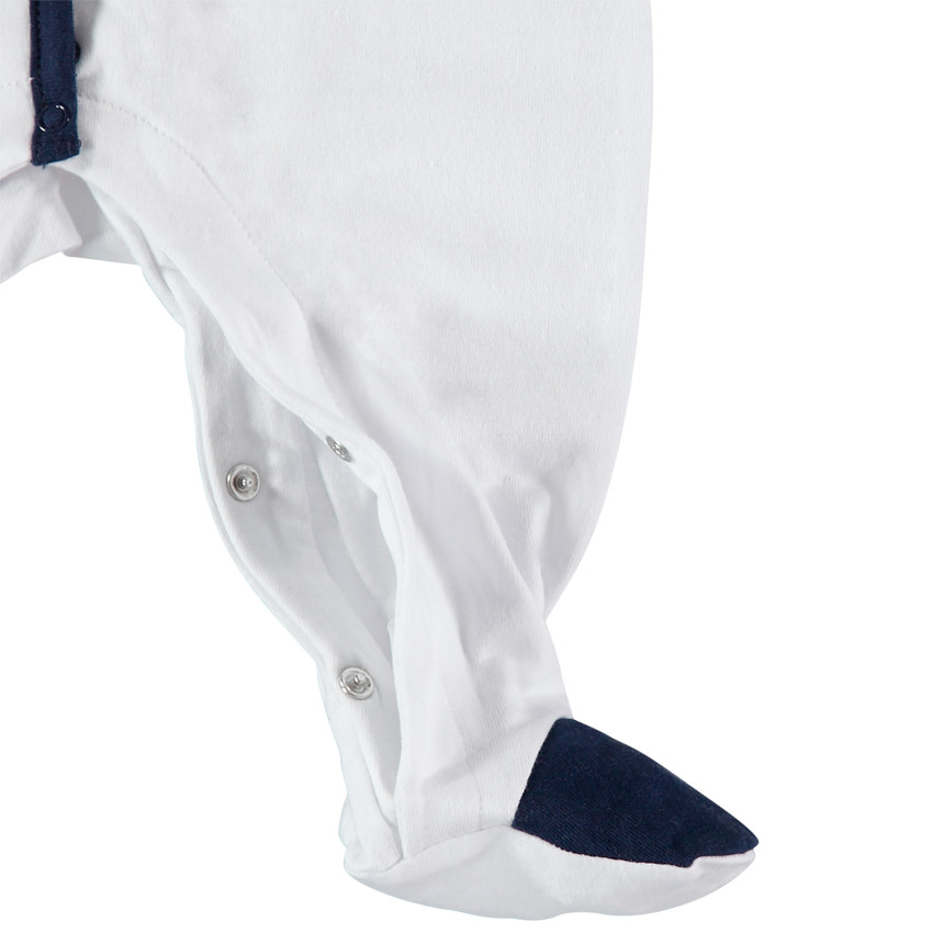 Lot de 2 dors-bien en coton print message et fraises 