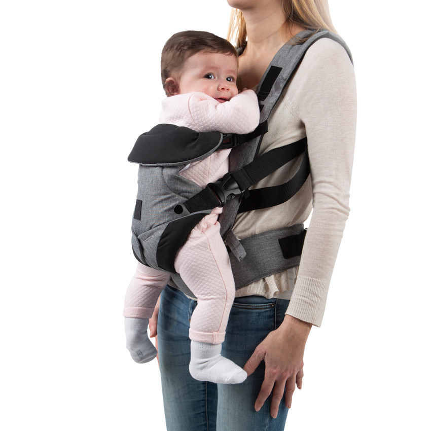 Porta-bebé Willy con 4 posiciones - Grís 