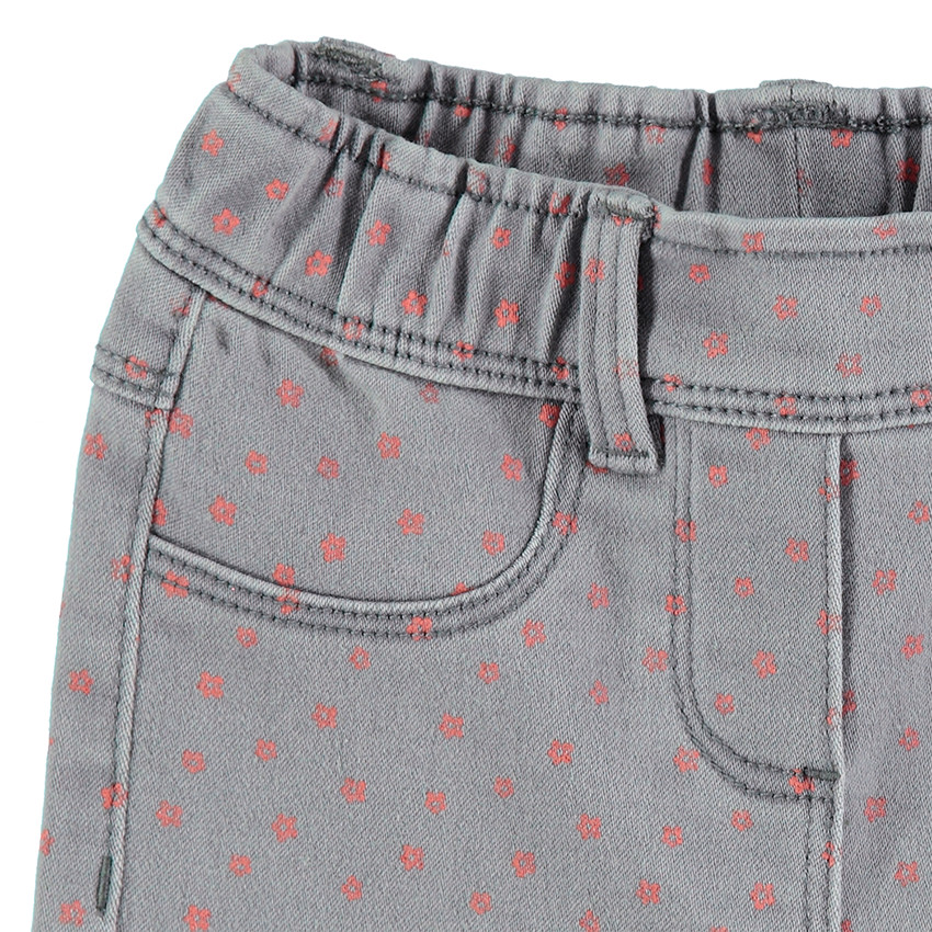 Jeggings teñidos con flores estampadas all over  Additional Jeggings teñidos con flores estampadas all over