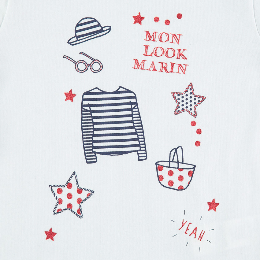 Camiseta de punto de manga larga con dibujo de fantasía estampado  Additional Camiseta de punto de manga larga con dibujo de fantasía estampado