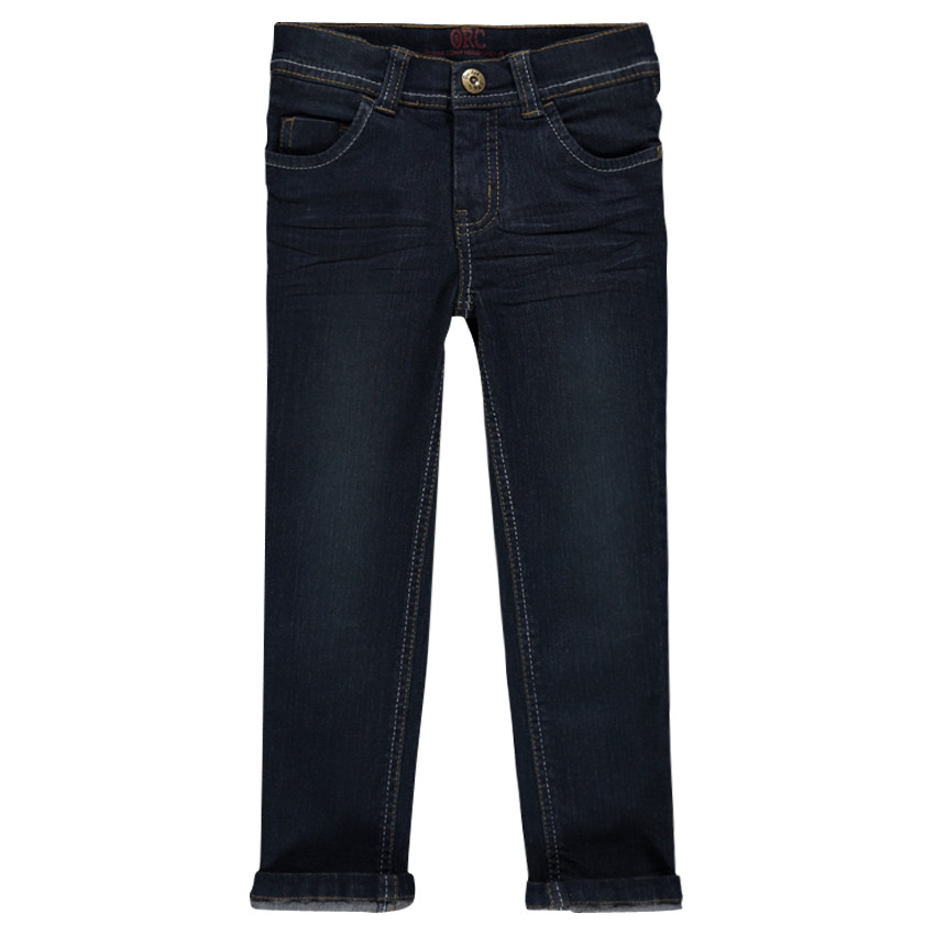 Jeans slim efecto usado 