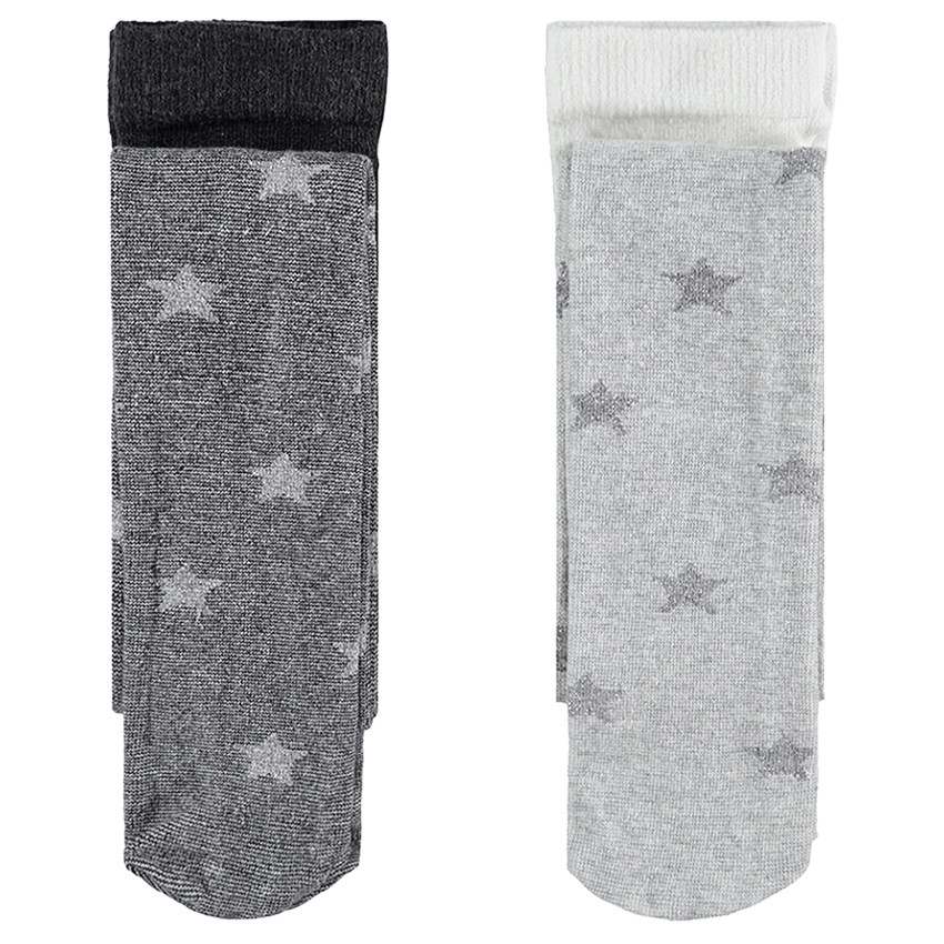 Júnior - Juego de 2 leotardos con estrellas de jacquard  Additional Júnior - Juego de 2 leotardos con estrellas de jacquard