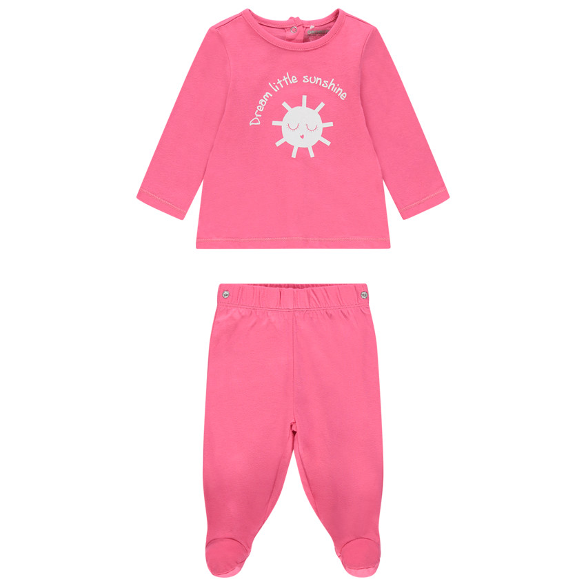 Pijama de jersey estampado sol 