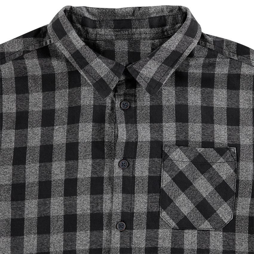 Júnior - Camisa de manga larga a cuadros all-over 