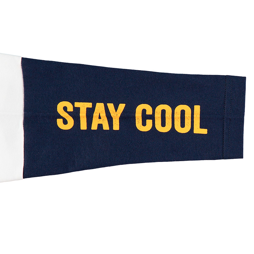 Juego de 2 camiseta de manga larga lisa/con bandas que contrastan 