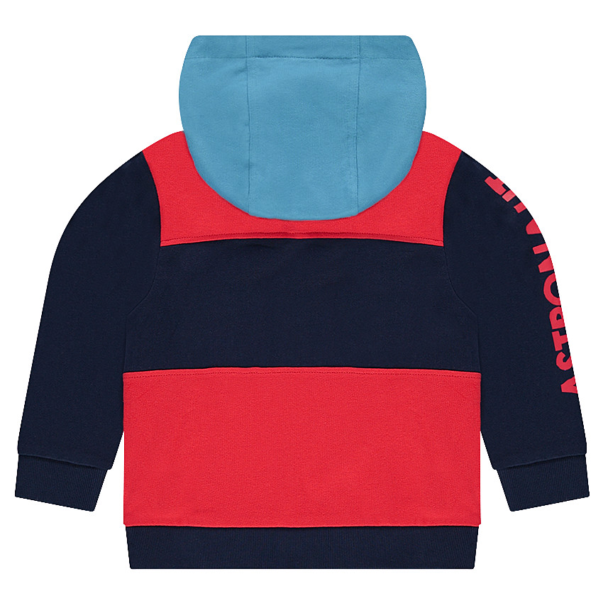 Sudadera con capucha de muletón con inscripción estampada  
