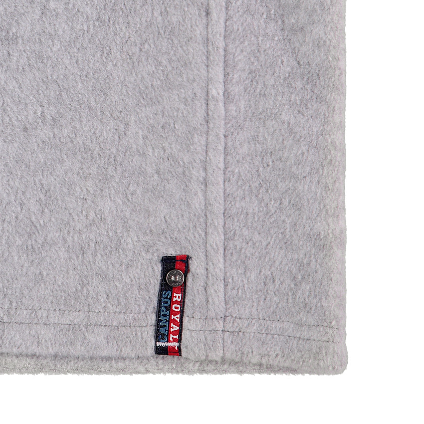 Sudadera de polar con abertura con cremallera en la parte delantera 