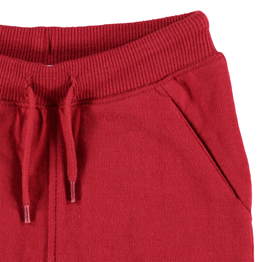 Pantalón de chándal de felpa gris jaspeada  Additional Pantalón de chándal de felpa gris jaspeada