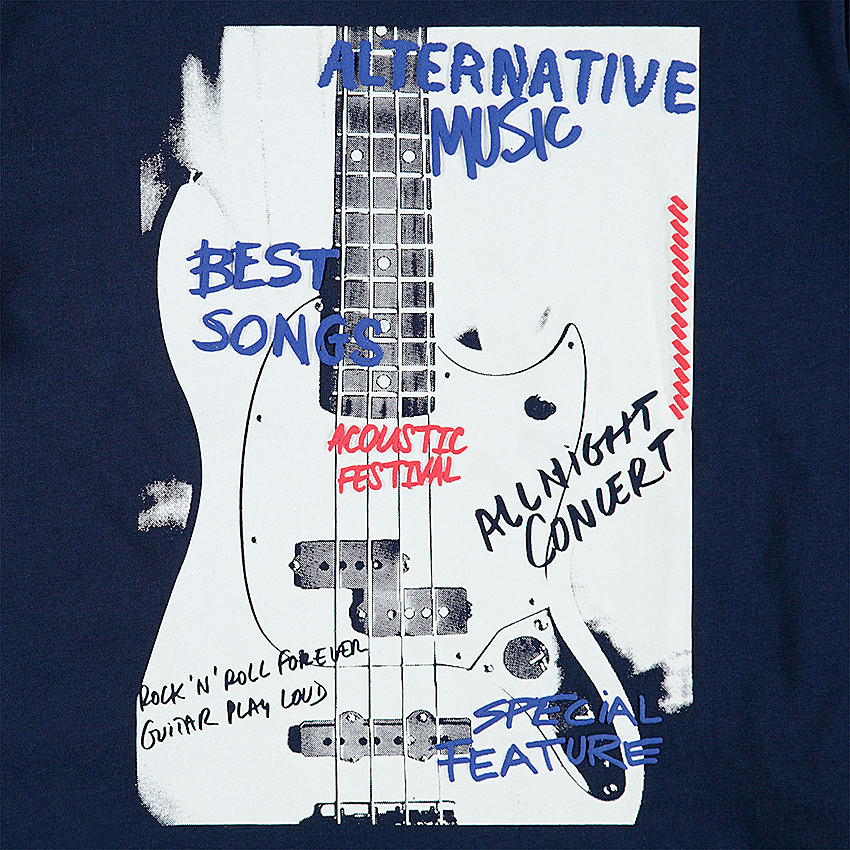 Júnior - Camiseta de punto de manga larga con dibujo de fantasía 