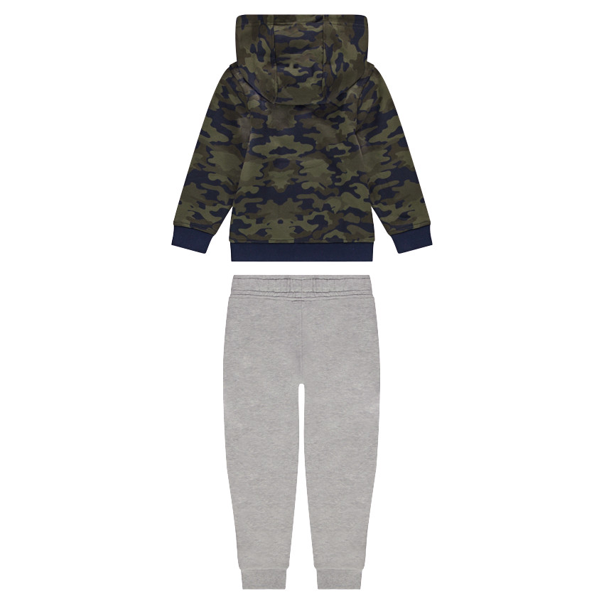 Júnior - Chándal de felpa con estampado militar 