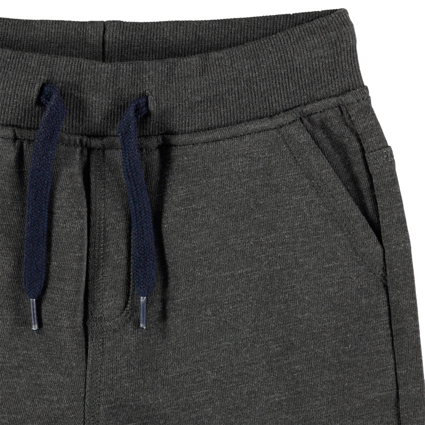 Bermudas de felpa jaspeada. 