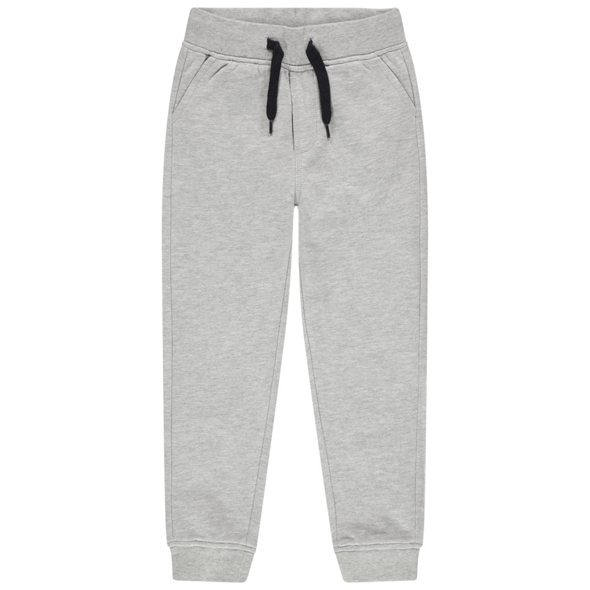 Pantalón de chándal de felpa lisa 