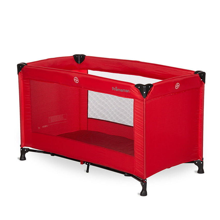 Cuna de viaje Kispli - Rojo 