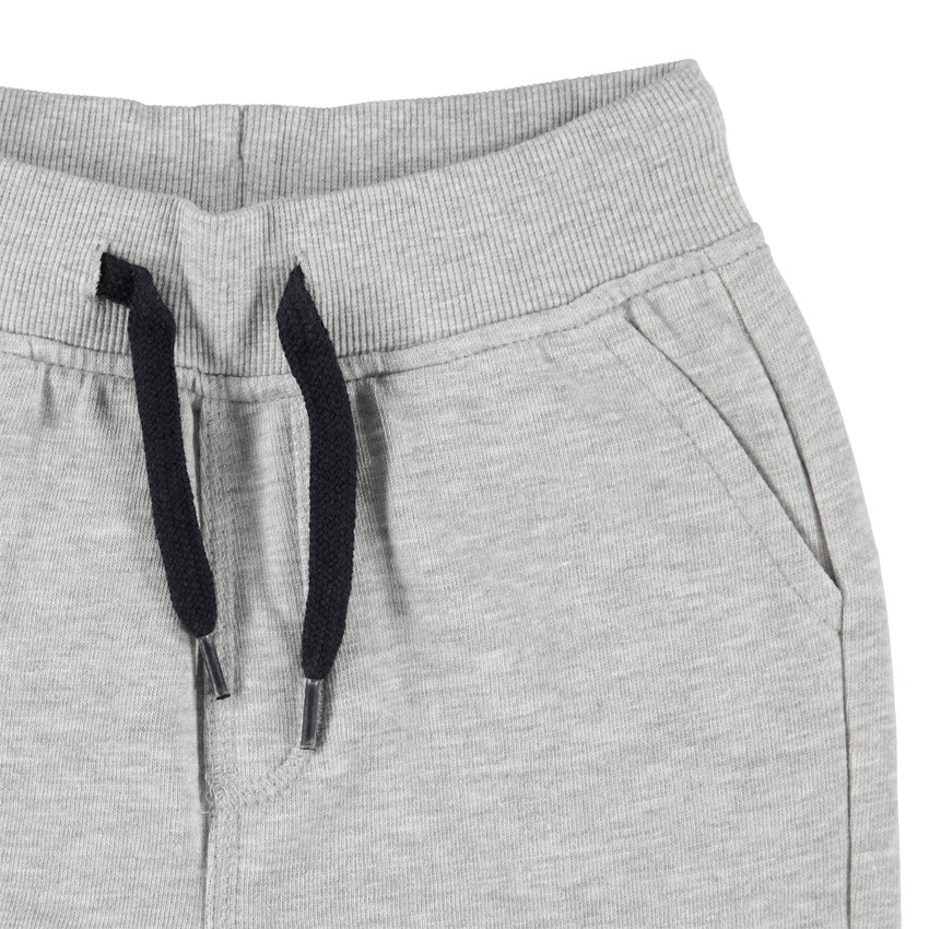 Pantalón de chándal de felpa lisa 