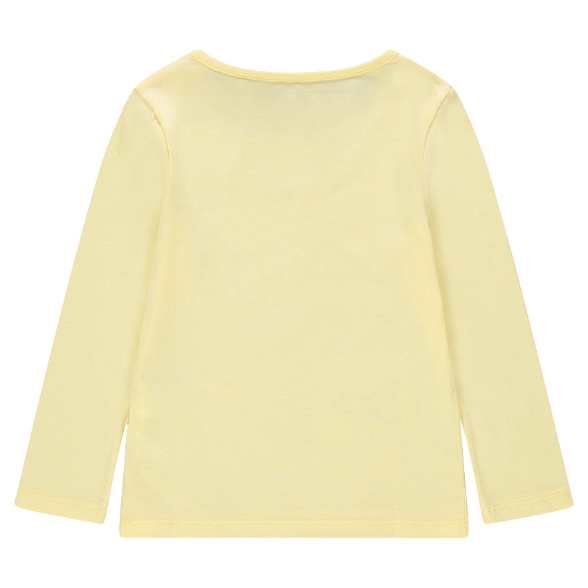 Camiseta de manga larga de punto con mariposas doradas estampadas  Additional Camiseta de manga larga de punto con mariposas doradas estampadas
