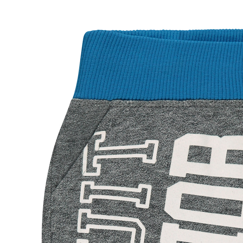 Bermudas de muletón con inscripción estampada 