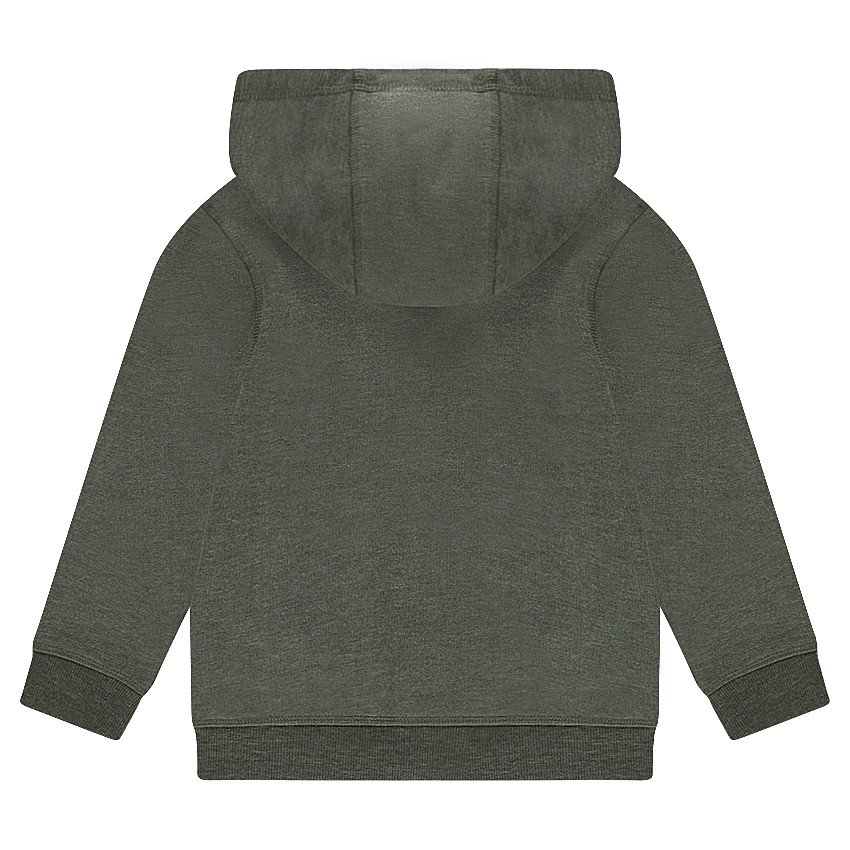 Chaqueta de felpa con cremallera y capucha  