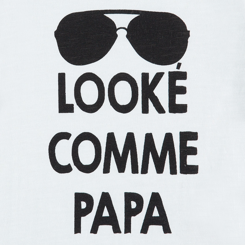Camiseta de manga larga de punto con estampado de fantasía y cuello con botones a presión  Additional Camiseta de manga larga de punto con estampado de fantasía y cuello con botones a presión