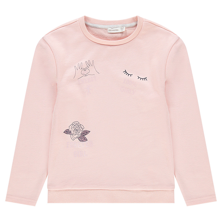Júnior - Sudadera de felpa lisa con estampado de fantasía   Additional Júnior - Sudadera de felpa lisa con estampado de fantasía