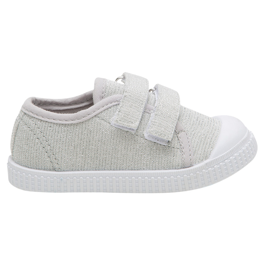 Zapatillas bajas de tela mezclada con hilo brillante de la 20 a la 23 