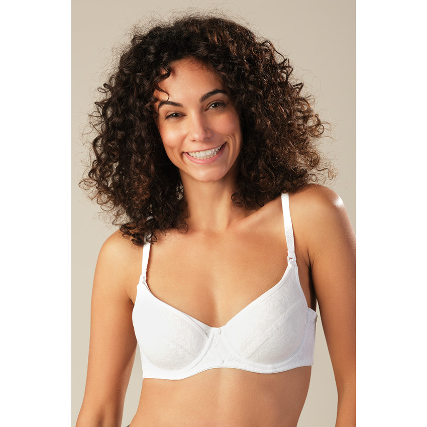 Sujetador de lactancia con aros y motivo floral  