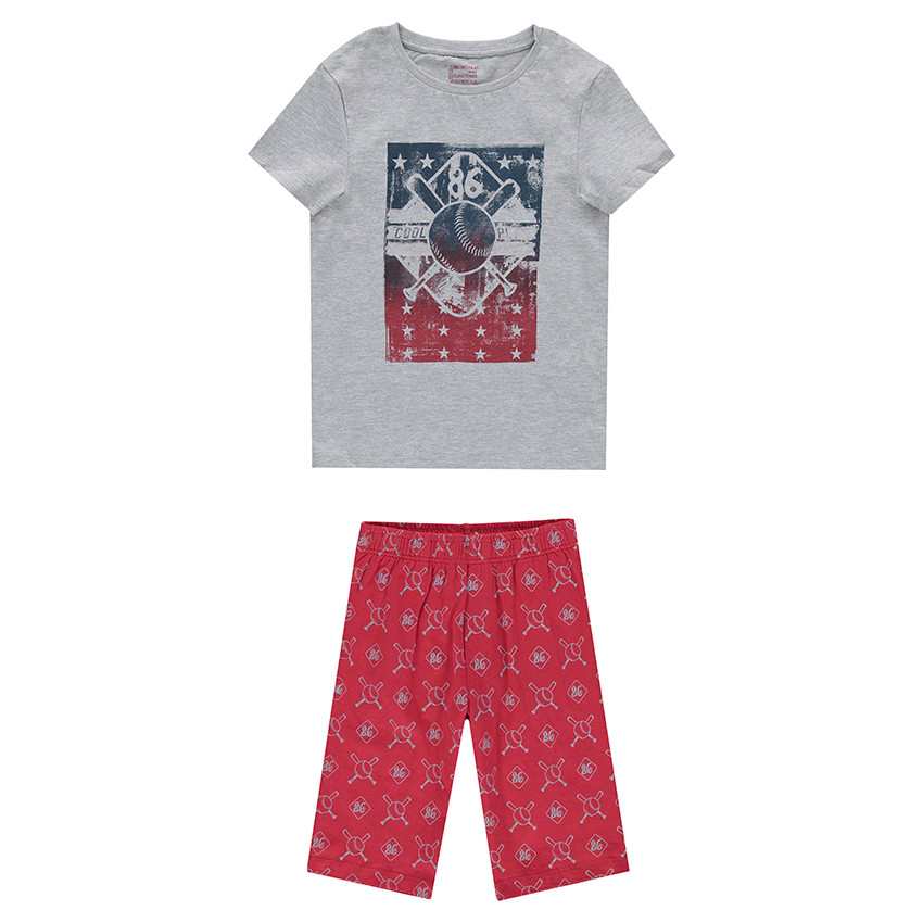 Júnio - Pijama de punto con estampado estilo deportivo  Additional Júnio - Pijama de punto con estampado estilo deportivo