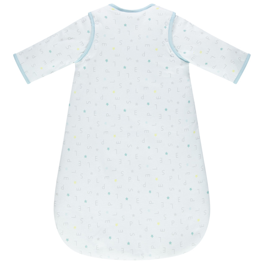 Saco de dormir en algodon bio à mangas amovibles 