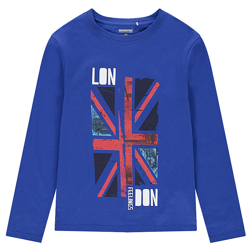 Júnior - Camiseta de punto de manga larga con dibujo de fantasía 