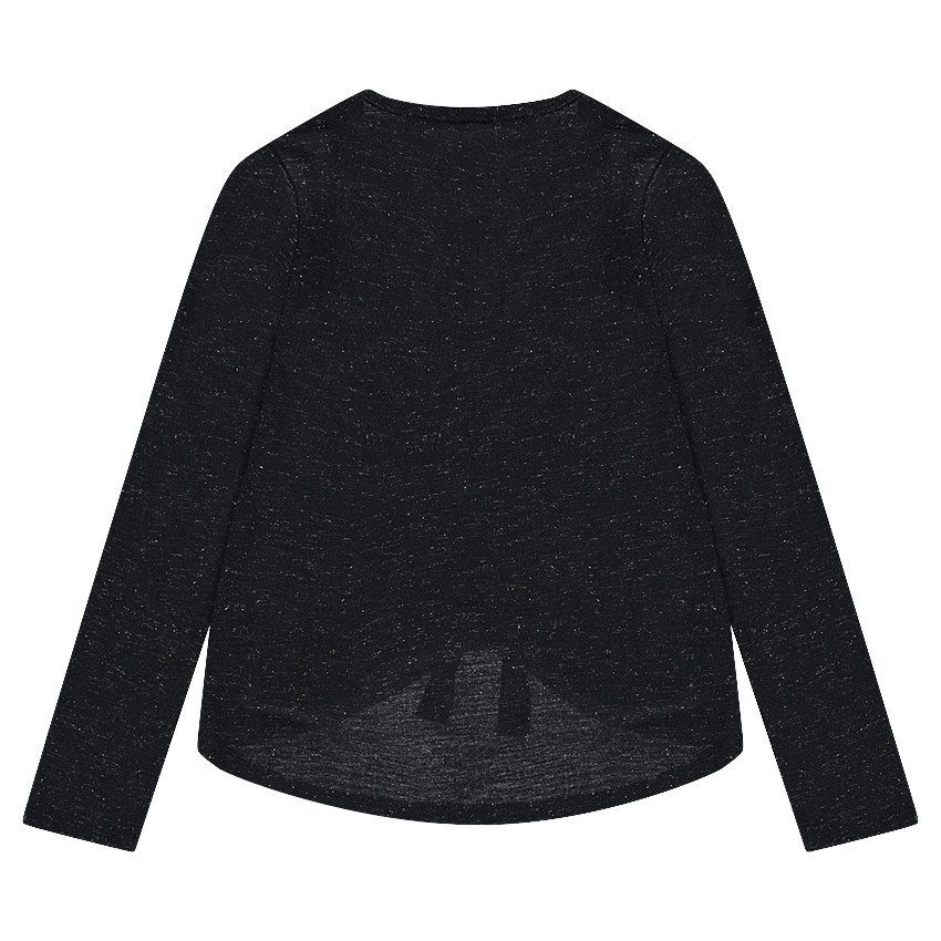 Júnior - Camiseta de manga larga de punto mezclado con hilo brillante  Additional Júnior - Camiseta de manga larga de punto mezclado con hilo brillante