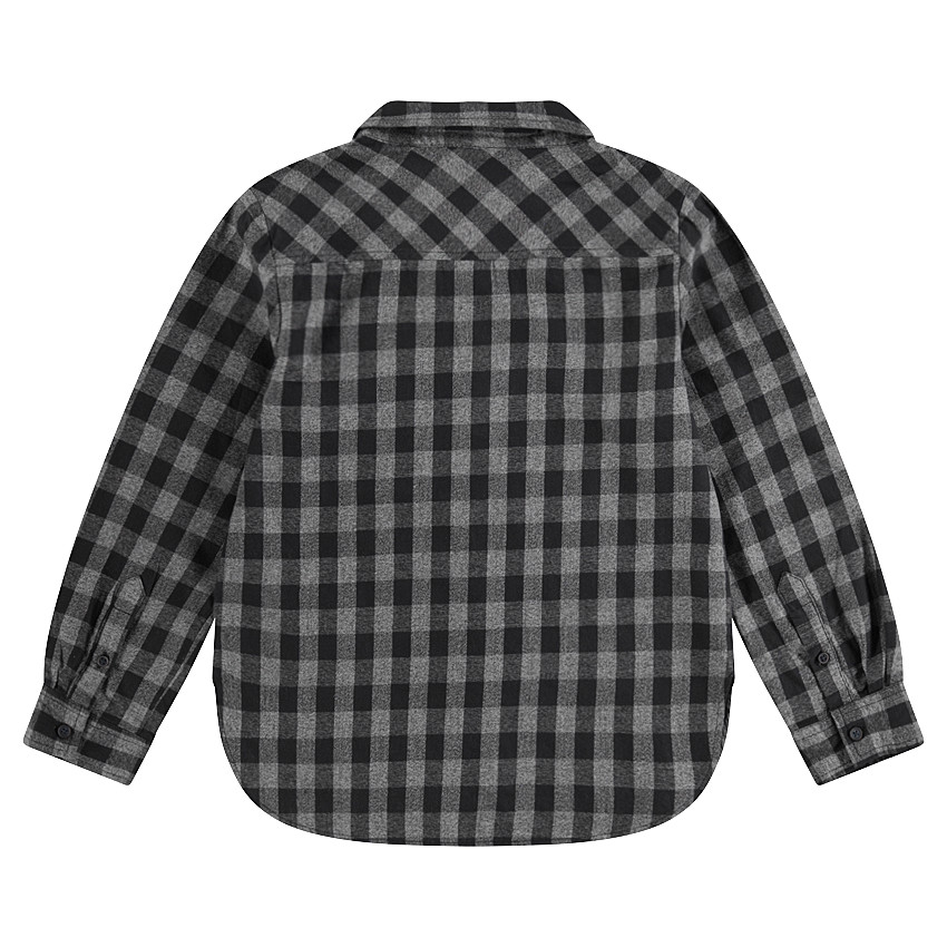 Júnior - Camisa de manga larga a cuadros all-over 