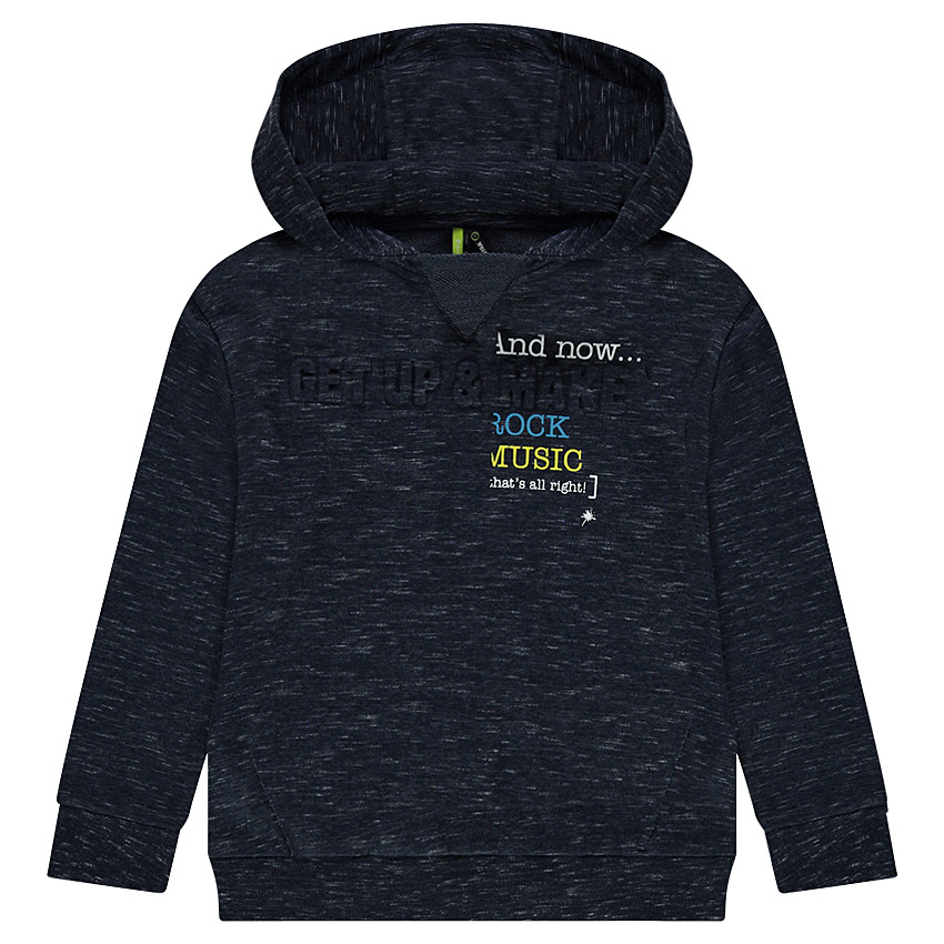 Júnior - Sudadera de muletón ligero con inscripción de relieve 