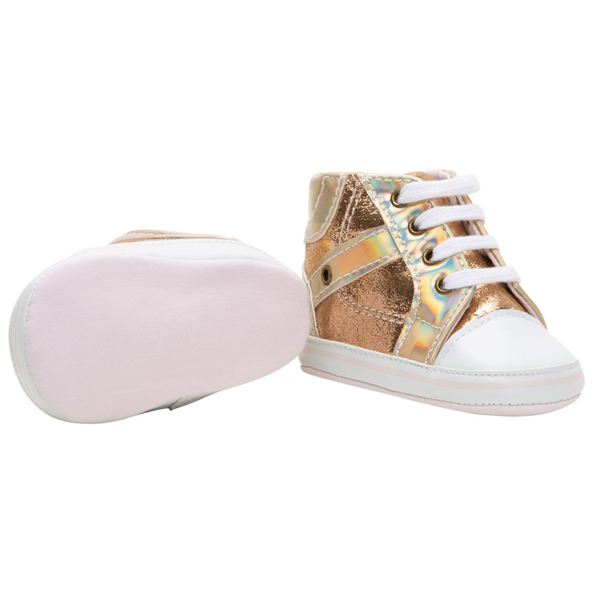 Botines flexibles brillantes con aplicaciones iridescentes  Additional Botines flexibles brillantes con aplicaciones iridescentes