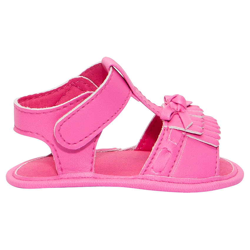 Sandalias rosa fosforescente  