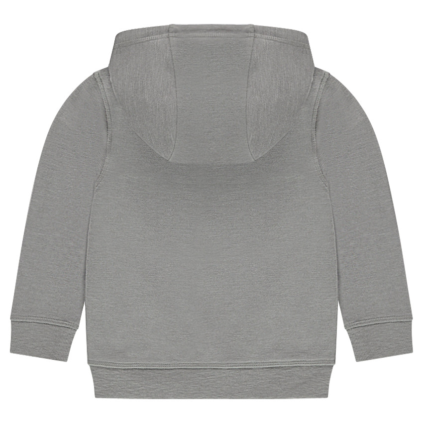Chaqueta de felpa con capucha con cremallera 