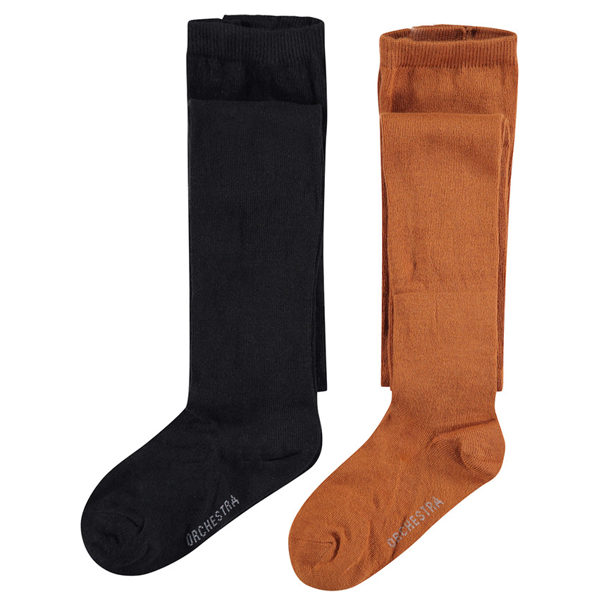 Pack de 2 medias gruesas lisas  Additional Pack de 2 medias gruesas lisas