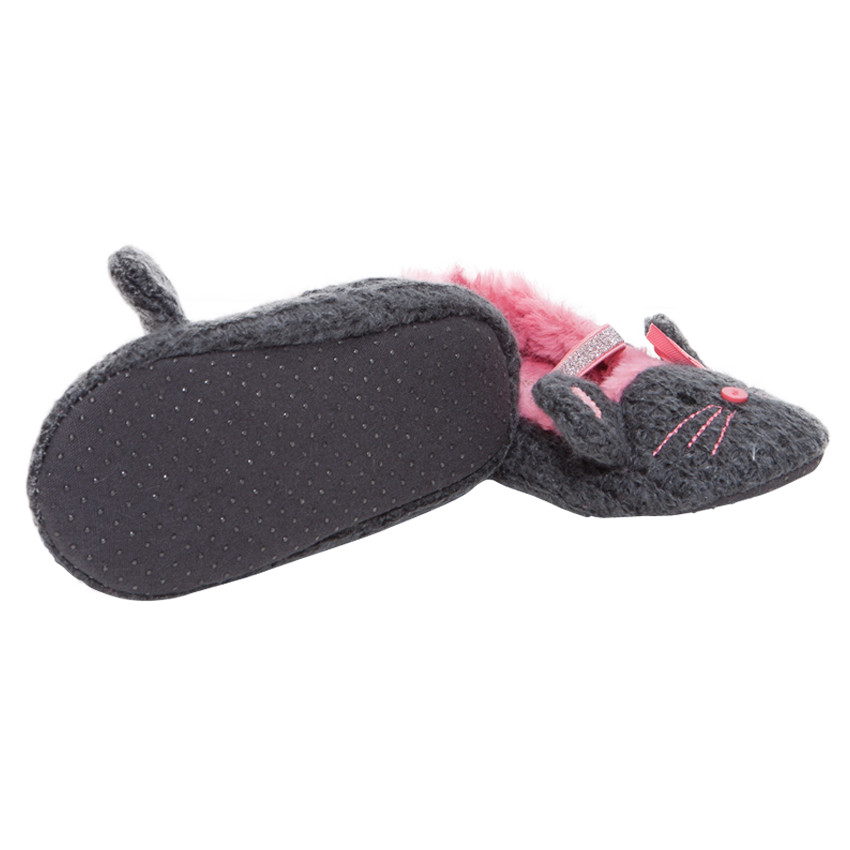 Zapatillas de punto de fantasía con forma de ratón  Additional Zapatillas de punto de fantasía con forma de ratón