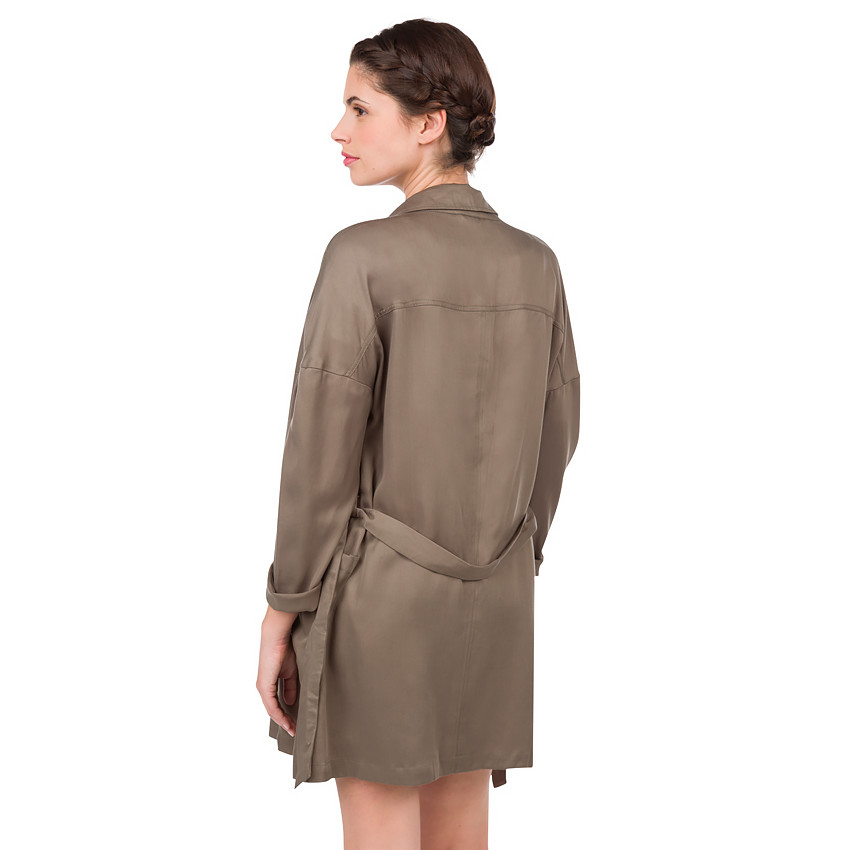 Trench de premamá liso 