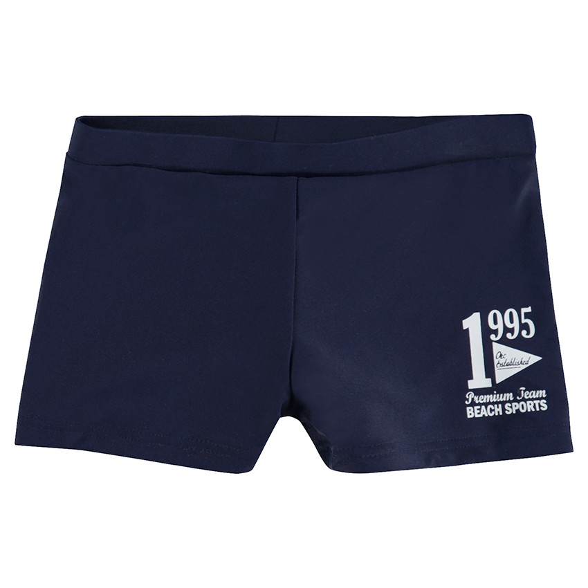 Bóxer de baño lisos con estampado de fantasía 