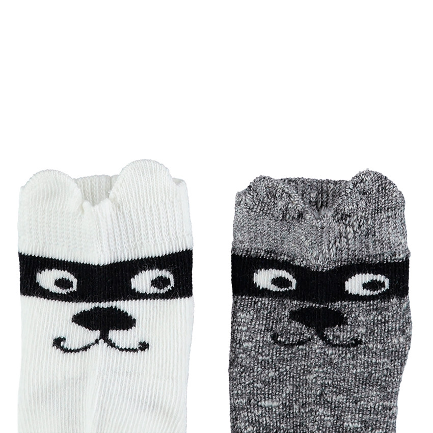 Juego de 2 pares de calcetines variados con motivo de animal de jácquard  Additional Juego de 2 pares de calcetines variados con motivo de animal de jácquard