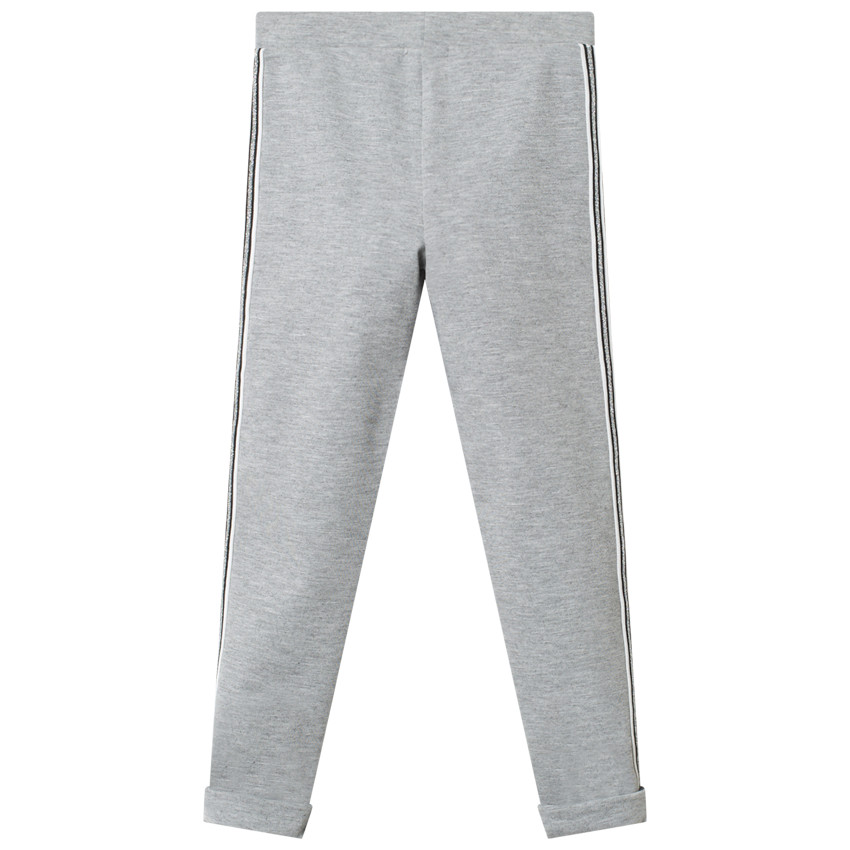 Jegging en milano à bandes et poches zippées 