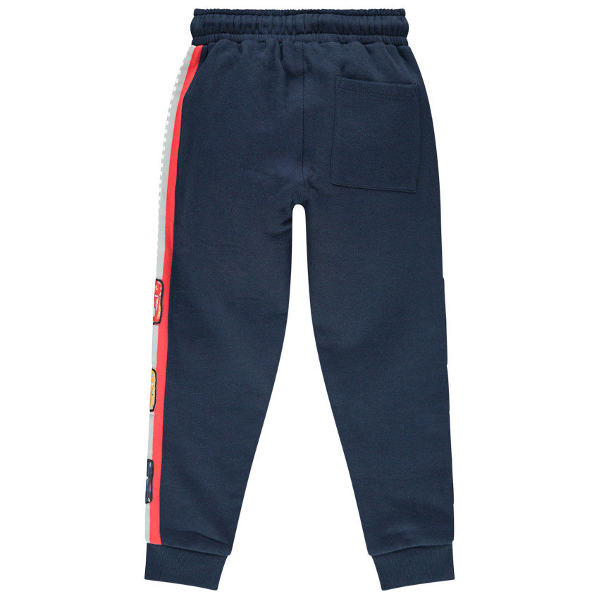 Pantalón de jogging de felpa con bandas y personajes Cars 