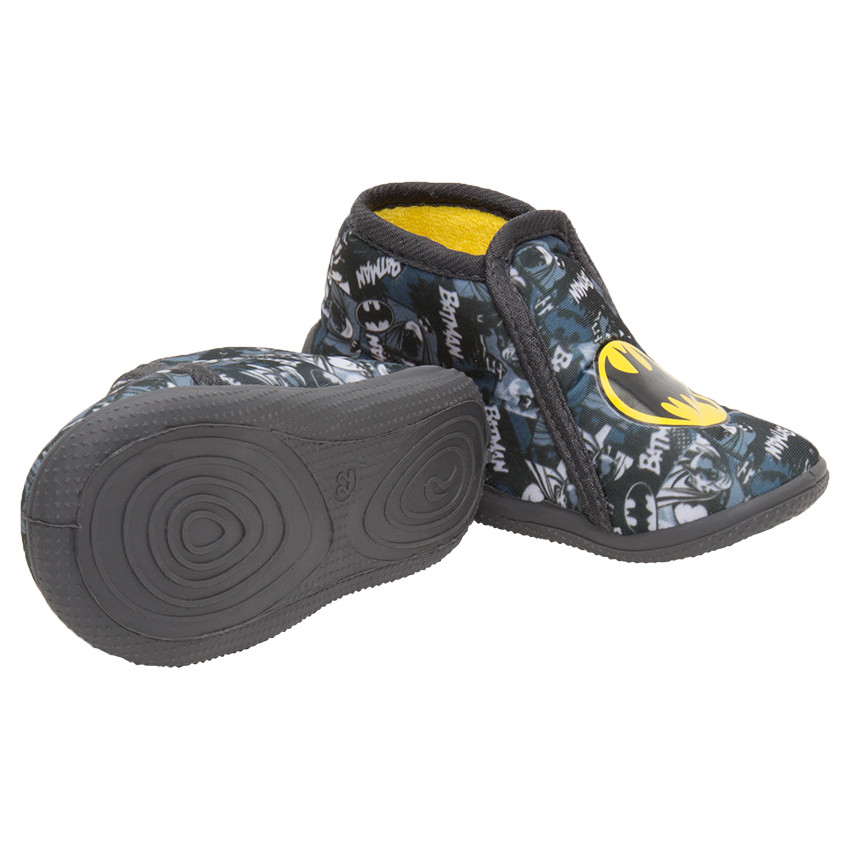 Zapatillas con forma de botines con cremallera y estampado de ©Warner Batman 