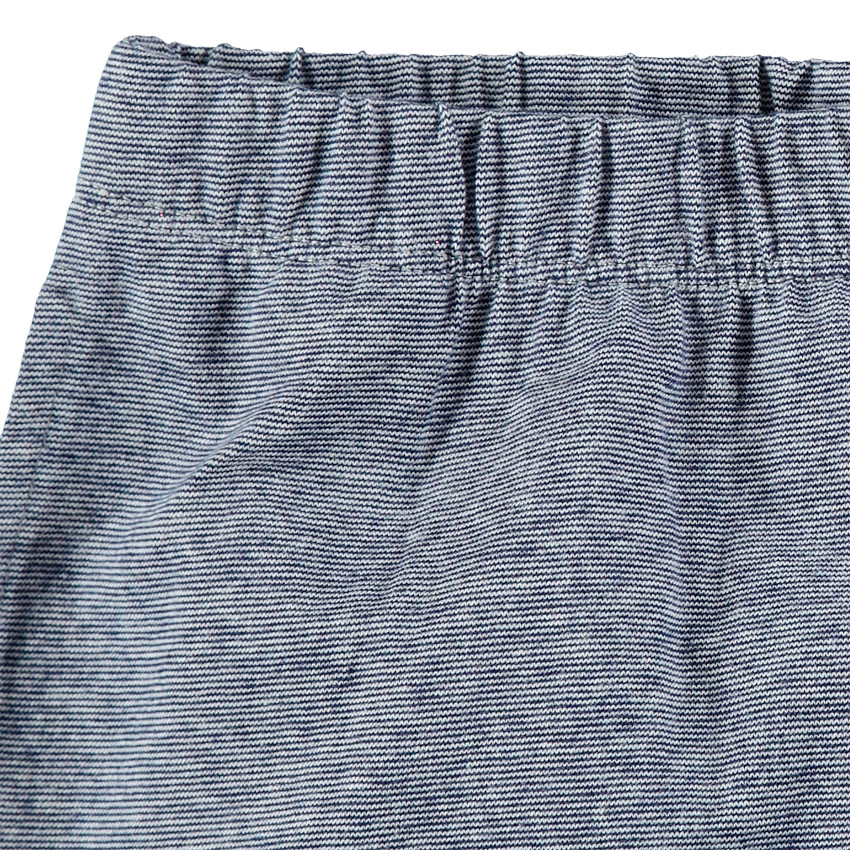 Conjunto con camiseta con elefante estampado y pantalón jaspeado 