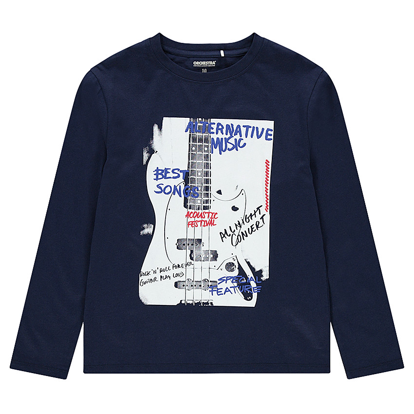 Júnior - Camiseta de punto de manga larga con dibujo de fantasía 