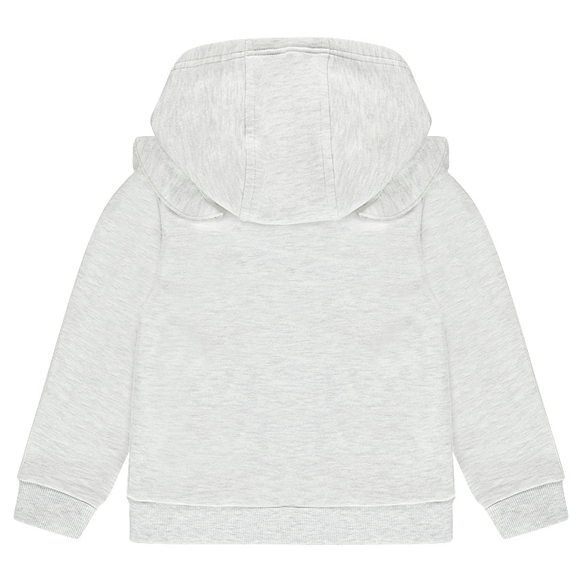 Chaqueta de felpa con capucha y volantes y dibujo de fantasía  Additional Chaqueta de felpa con capucha y volantes y dibujo de fantasía