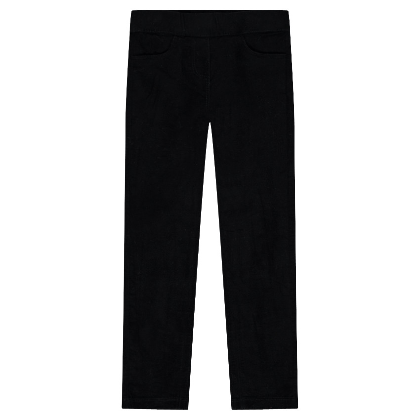 Júnior - Jeggings lisos de pana de terciopelo 