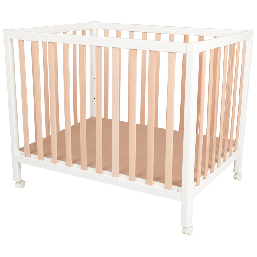 Parc en bois Tommy - Blanc 