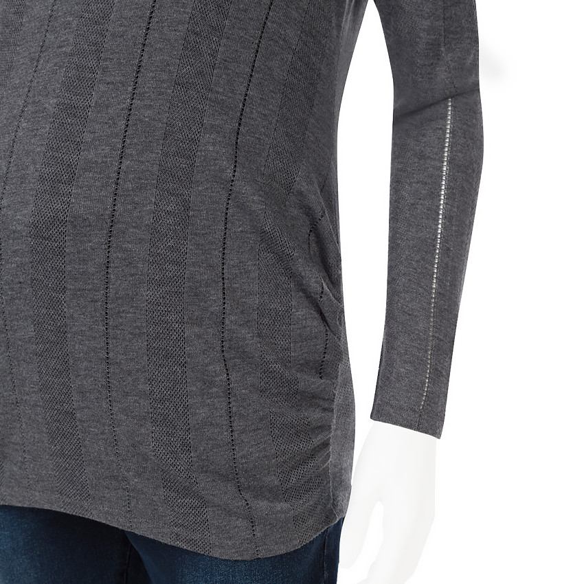 Camiseta interior de premamá de punto amplio de fantasía 